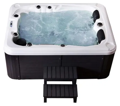 Produktbild von HOME DELUXE - Outdoor Whirlpool BEACH plus Treppe und Thermoabdeckung