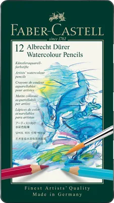 Image de Etui de crayons de couleur pour artistes Albrecht Dürer 8201 12Er Crayons aquarelle