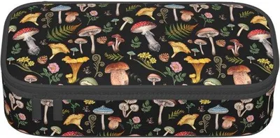 Image de Trousse pour filles et enfants « Schattiges », grande trousse à double fermeture éclair, trousse portable pour les fournitures scolaires et de bureau