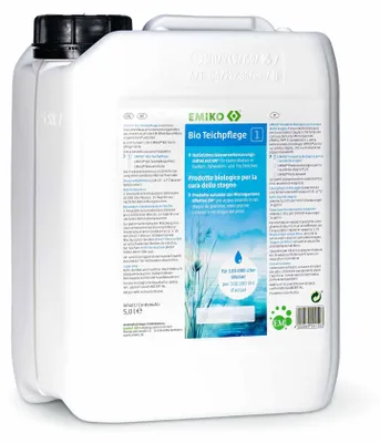 Produktbild von EMIKO Teichpflege 5L reines Mikroorganismen-Konzentrat / klärt das Teichwasser