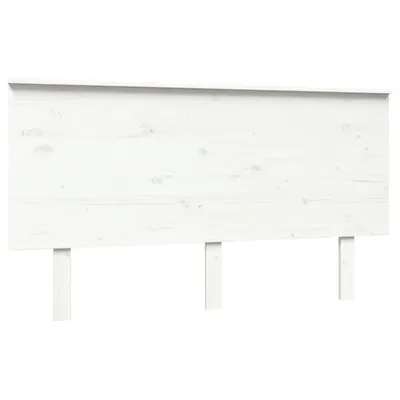 Obrázok produktu pre vidaXL Čelo postele biele 144x6x82,5 cm Masívne borovicové drevo
