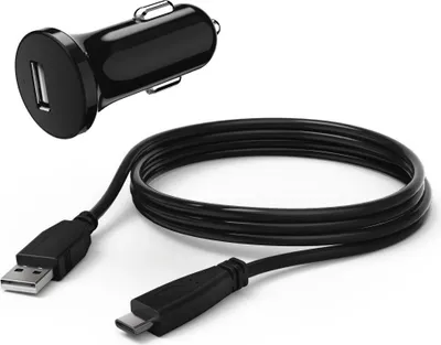 Produktbild von Hama 00054683, Auto, Zigarettenanzünder, 5 V, 2,4 A, 1,5 m, Schwarz