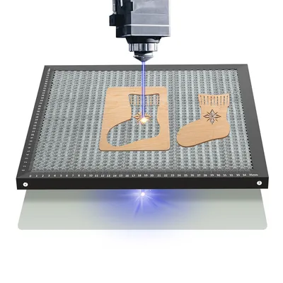 Obrázek produktu pro Jopassy Honeycomb table, pracovní stůl Honeycomb pro gravírovací stroje SCULPFUN/ATOMSTACK/ORTUR, kompatibilní s většinou gravírovacích strojů, 400*400mm