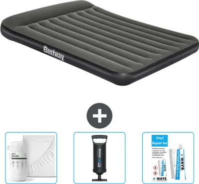 Obrázek produktu pro Bestway nafukovací matrace - pro 2 osoby - 152 x 203 x 30 cm - zelená - včetně příslušenství