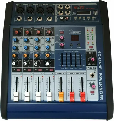 Produktbild von Das PA-SET22 Powermixer Pa Anlage 2 Wege 38cm Boxen USB Komplett 4800 Watt