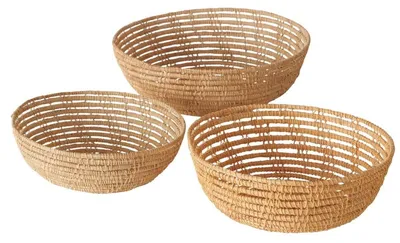 Produktbild von Geflochtene Körbe PALMINA, 3er-Set