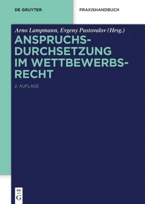 Produktbild von Anspruchsdurchsetzung im Wettbewerbsrecht
