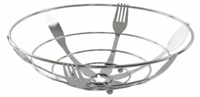 Produktbild von Obstschale DKD Home Decor Silberfarben Metall Kunststoff