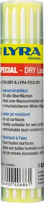 Image de LYRA Dry Refills Weiß, 12 Minen, 2,8 mm Ø, 100 mm lang, bruchsicher, präzise