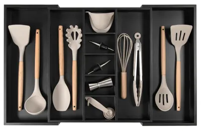 Image de Solidchoice - Organisateur de tiroir de cuisine extensible pour couverts et ustensiles