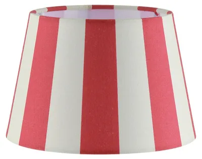 Produktbild von Home Sweet Home CLASSIC Stoff Lampenschirm weiß/rot - 20 x 15 x 13 cm