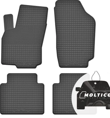 Produktbild von Gummimatten mit Rand Auto Fußmatten Gummi Automatten Passgenau 4-teilig Set - passend für Nissan Navara III 2005-2015