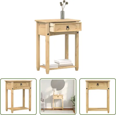 Produktbild von The Living Store Konsolentisch Corona 55x35x73 cm Massivholz Kiefer