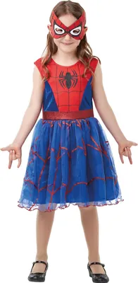 Produktbild von Marvel - "Deluxe" Kostüm ‘” ’"Spider-Girl"“ - Mädchen BN5434 (128) (Blau/Rot)