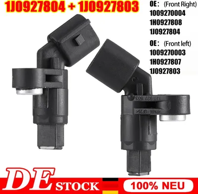Produktbild von 2x ABS Sensor Raddrehzahl Drehzahlfühler Vorne Für VW BORA GOLF IV 1J0927803/4
