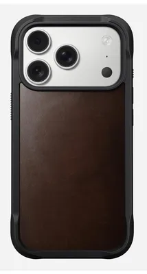 Zdjęcie produktu dla Nomad Rugged Leather Case, Pokrowiec, Apple, iPhone 17 Pro, 16 cm (6.3"), Brązowy