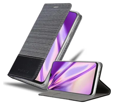Produktbild von Cadorabo Hülle für Samsung Galaxy M21 / M30s Schutzhülle in Grau Handy Hülle Etui Book Case Cover