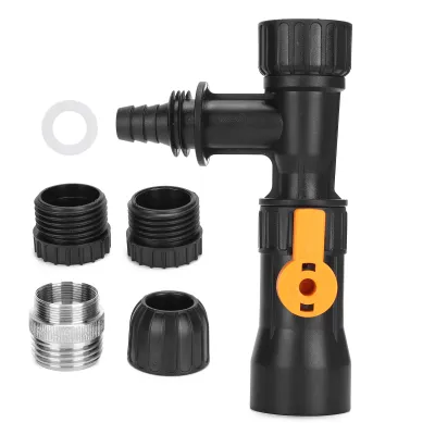 Produktbild von Aquarium Fischtank Wasserwechsler Ersatz Wasserhahndüsenpumpe mit 2 Adaptern