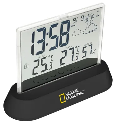 Produktbild von National Geographic 9070300 Wetterstationsanzeige Schwarz  Schwarz One Size