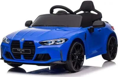 Produktbild von Kinder Elektroauto BMW M4, 12 Volt zwei Motoren+Audio+LED+FB blau