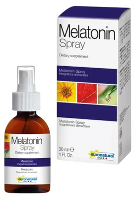 Obrázok produktu pre Melatonín spray - doplnok výživy - 30 ml - Euronatural
