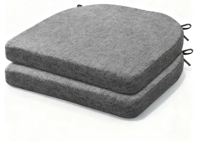 Image de Lot de 2 coussins de siège de 40 x 40 cm, pour intérieur et extérieur