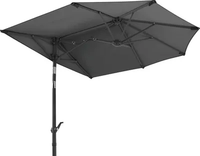 Zdjęcie produktu dla Parasol Schneider Salerno mezzo, antracytowy, ok. 150 x 150 cm
