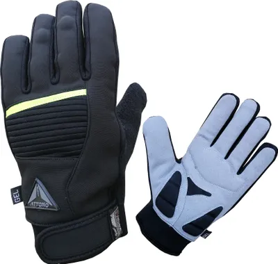 Produktbild von ATTONO Winter Fahrradhandschuhe Winter Gel Fahrrad Roller Quad Handschuhe mit Membrane