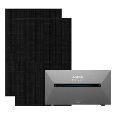 Produktbild von Anker Solix 900W Balkonkraftwerke mit Solarbank 2 Pro Ohne Halterung