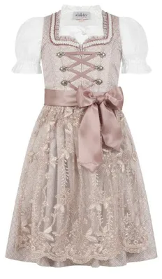 Produktbild von Kinderdirndl 3-teilig Stella in Taupe von Nübler Größe 140