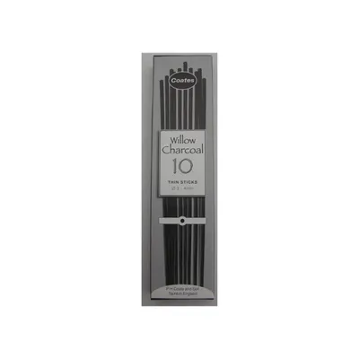 Immagine prodotto di Carboncino di salice Coates 3-4 mm sottile - confezione da 10 pz