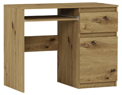 Obrázok produktu pre Počítačový písací stôl 96 cm so zásuvkou a skrinkou FRAMIRE N-33 artisan