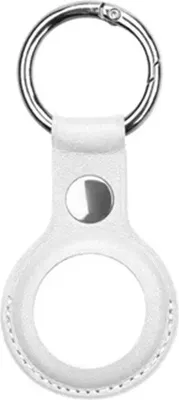 Produktbild von Schlüsselanhänger für Apple AirTags Hülle für airTag in verschiedenen Farben – Weiß