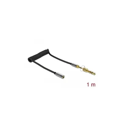 Zdjęcie produktu dla DeLOCK 85831, 3.5mm, Męska, 3.5mm, Żeńska, 1 m, Czarny