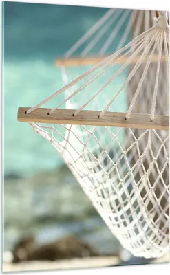 Produktbild von Bilder auf glas - Einteilig - Reise hängematte tropisch strand - 70x100cm - Glasbilder - Wandbilder - Bilder - Wanddekoration aus Glas - Glas Bilder - Wandbild auf Glas - GPA70x100-2824