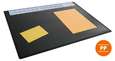 Obrázek produktu pro DURABLE Stolní podložka 650x500 mm s transparentní vrchní fólií PP, ?erná, 722301, 5 ks