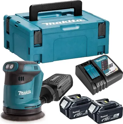 Produktbild von Exzenterschleifer 18V LXT (2x3,0 Ah) in MAKPAC - MAKITA DBO180RFJ