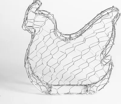 Produktbild von Buchsbaumformer Gartendeko Gartenfigur Buchsbaumfigur Schablone Rankhilfe , Variante:Huhn ca.19x17x6cm