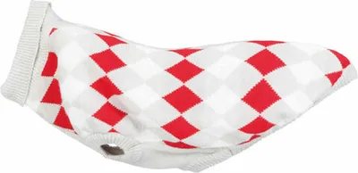 Produktbild von Jersey für den Hund Trixie Weiß Rot Grau M
