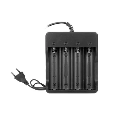 Immagine prodotto di Caricabatterie per 4 batterie 18650 - Caricabatterie da 4,2 V DC 1200MA
