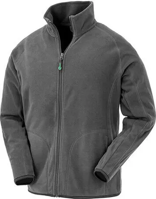 Produktbild von Result Genuine Recycled R907X | Recycled Microfleece Jacket - Farbe: Grey - Größe: L