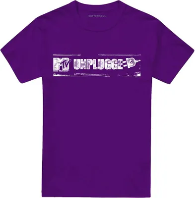 Produktbild von MTV - "Unplugged" T-Shirt für Herren/Damen Uni TV28742 (XXL) (Violett)