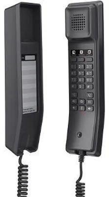 Zdjęcie produktu dla Grandstream Networks GHP611, IP Phone, Czarny, Zestaw słuchawkowy przewodowy, 2 linii, Gigabit Ethernet, 10,100 Mbit/s