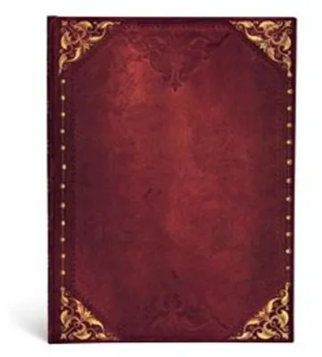 Obrázok produktu pre Paperblanks Urban Glam, Jednofarebné, Červená, 144 listy, 120 g/m², Linajkový papier, tvrdý obal