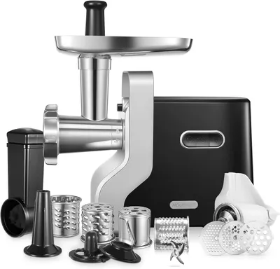 Produktbild von Elektrische Fleischmühle - Hackfleischmühle - Fleischmühle - Hackmühle - Wurstfüller
