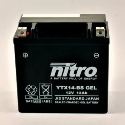 Immagine prodotto di Batteria | Nitro | NTX14 / YTX14 | 12AH | GEL