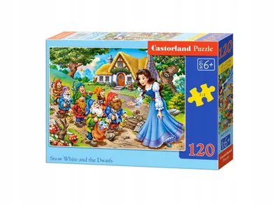 Obrázok produktu pre Puzzle 120 dielov Bielehanka a siedmich trpaslíkov 13401
