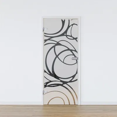 Produktbild von Pertura Glastür Glera Mystic 02 584 x 2085 x 8 mm Links für Beschlag Studio