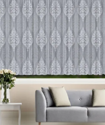 Produktbild von Fertigstore "Ornament" weiß 175x300 cm - Gardine von Albani