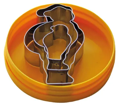 Imagen del producto de Juego de cortadores de galletas con motivos navideños, colección "San Nicolás"